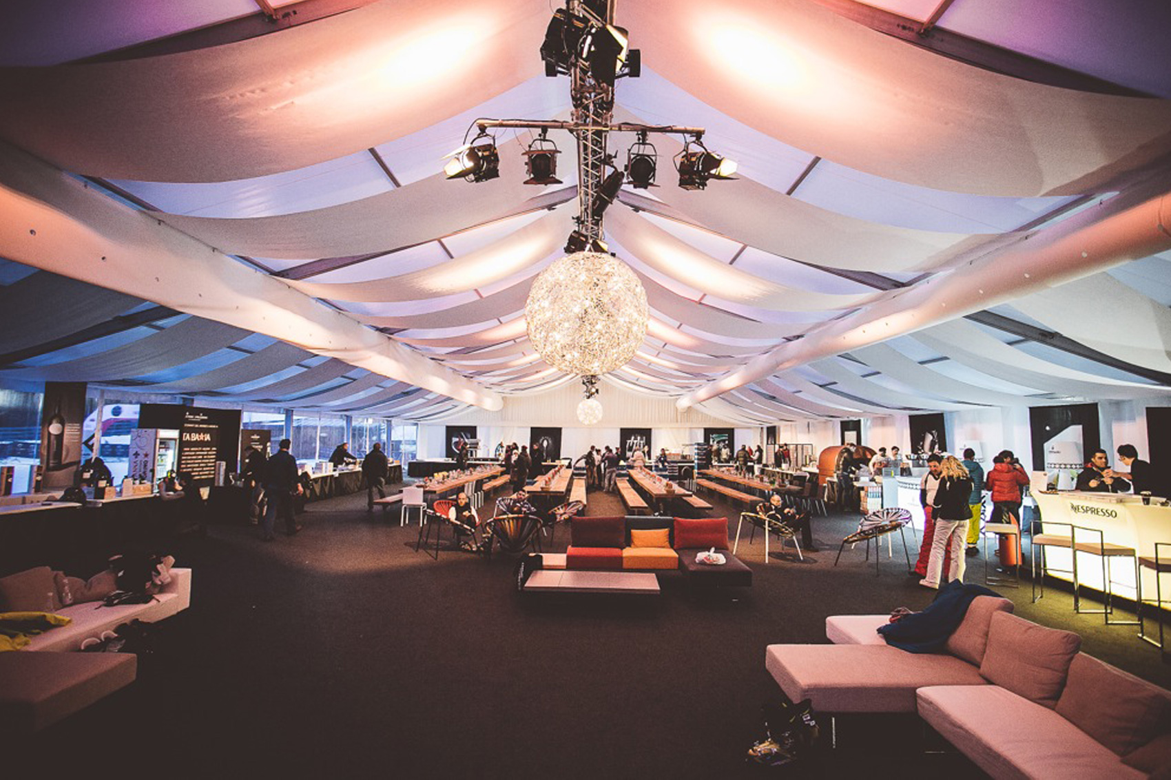 Spheres of light for Audi Chef’s Cup Südtirol