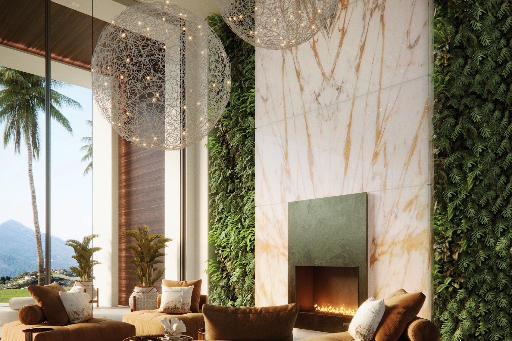 Fil de Fer dans un concept de style asiatique contemporain