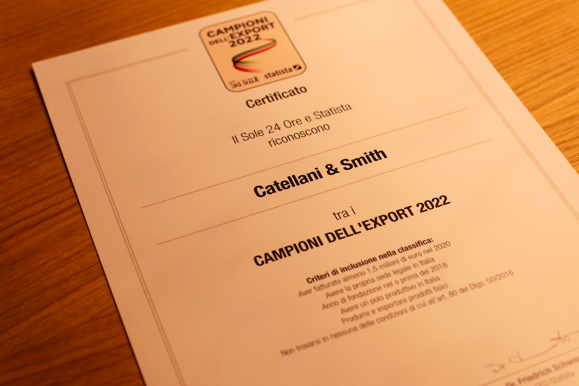 Catellani &#038; Smith Campioni dell’Expo 2022