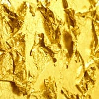 Luna Piena - foglia libera color oro