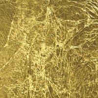Lederam W - foglia color oro