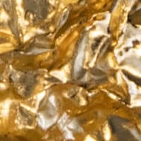 Gold Moon Chandelier - gold coloured wrap