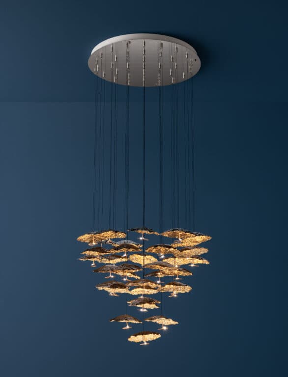 Gold Moon Chandelier