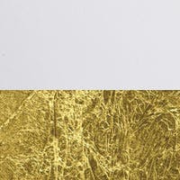 Lederam Manta S1 - blanco / lámina dorada