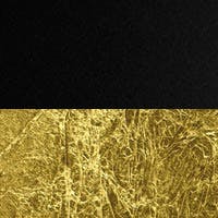 Lederam Manta S1 - schwarz / goldfarbige folie