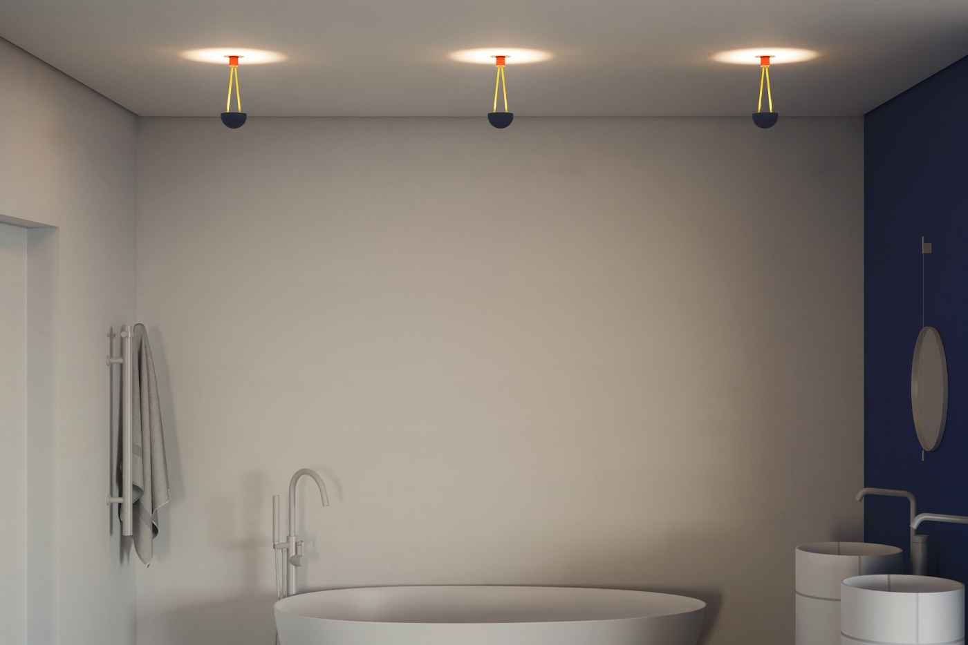 System 65 for recessed lamps