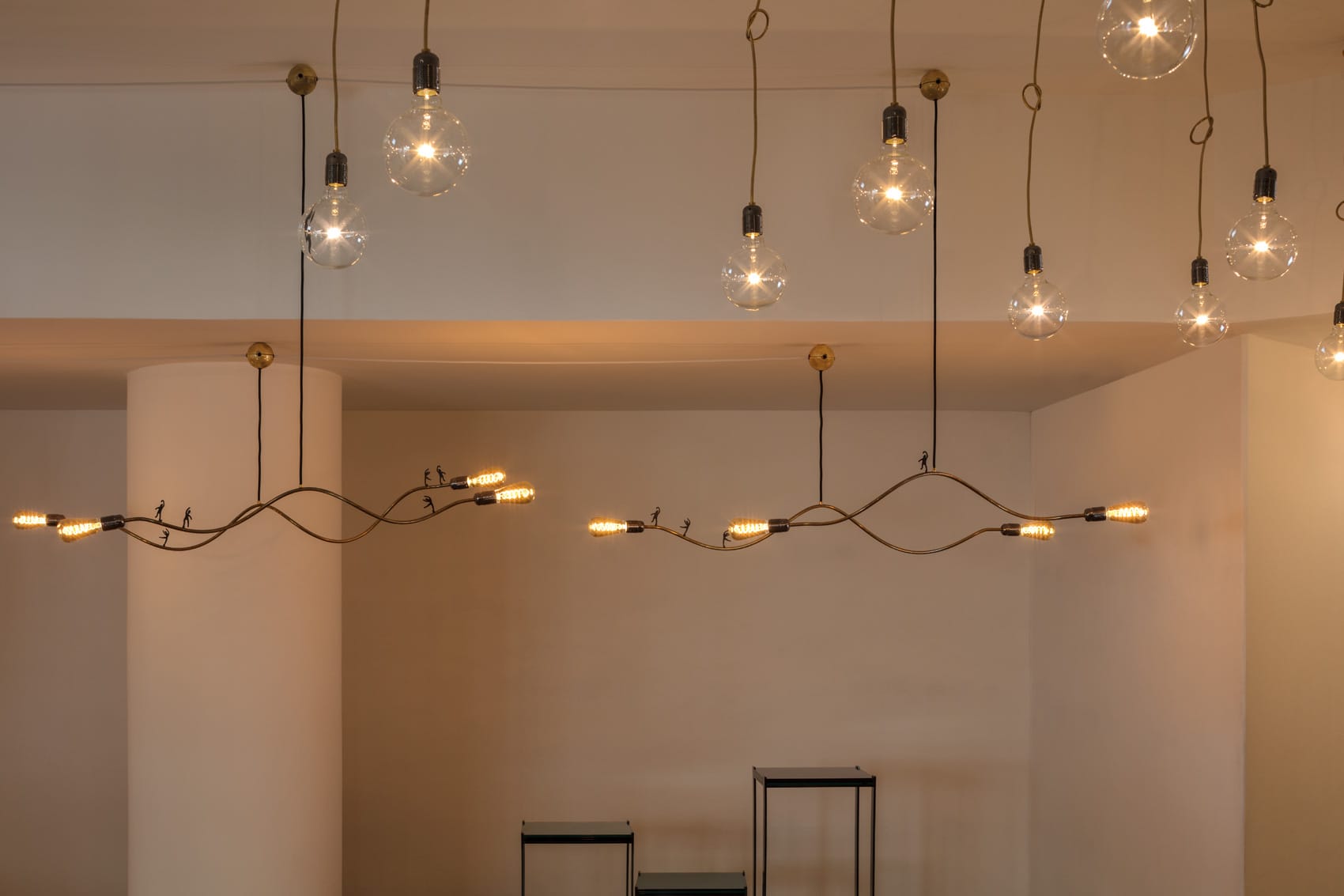 Lighting installation by Enzo Catellani