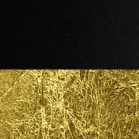 Lederam Manta S2 - noir / feuille couleur or