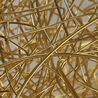 Sweet Light - aluminium wire in brass colour